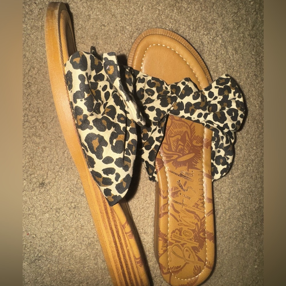 Leopard Print Blowfish Malibu Sandals - Picture 4 of 4